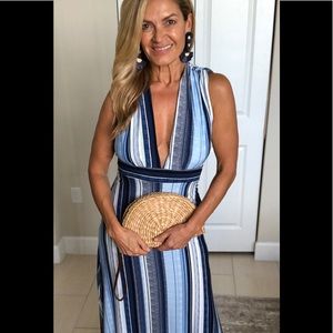 Blue Veronica M Maxi Dress